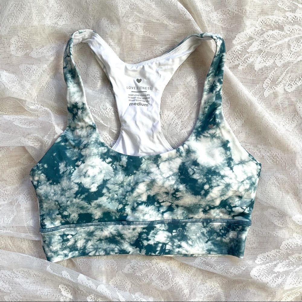 Love Fitness | Sports Bra - Mystic Ocean, M